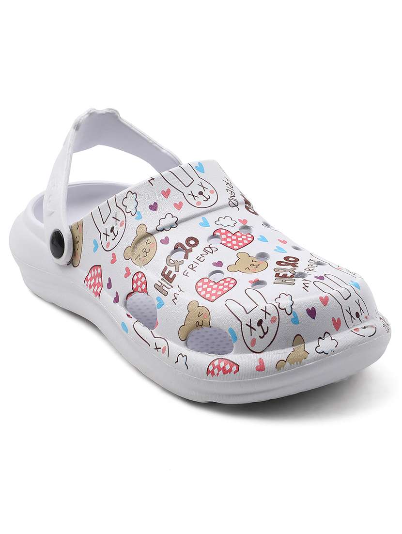 boys printed slip on clogs - 22030481 -  Standard Image - 1