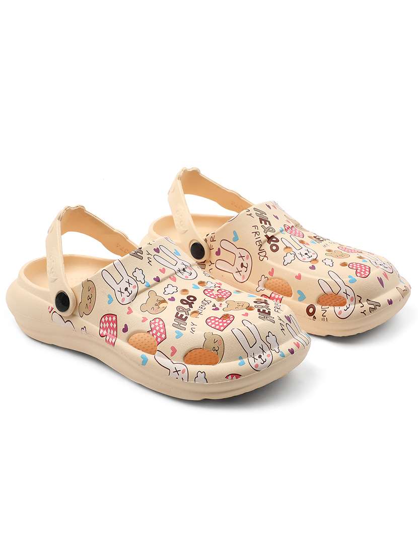 boys printed slip on clogs - 22030482 -  Standard Image - 1