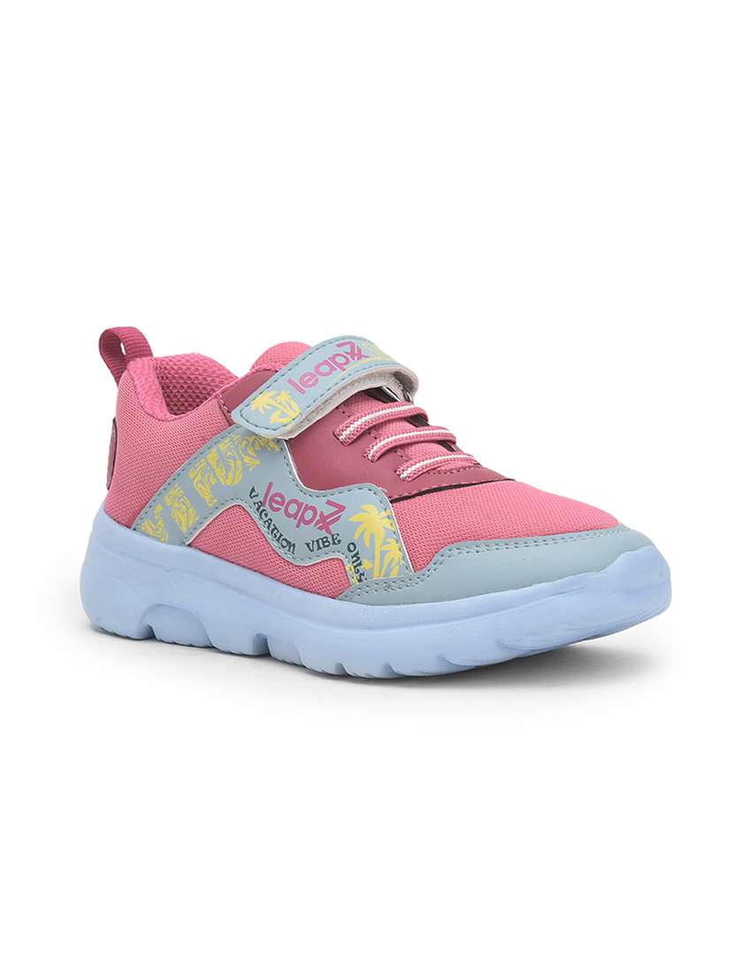 kids pink printed sport shoe - 22030496 -  Standard Image - 1