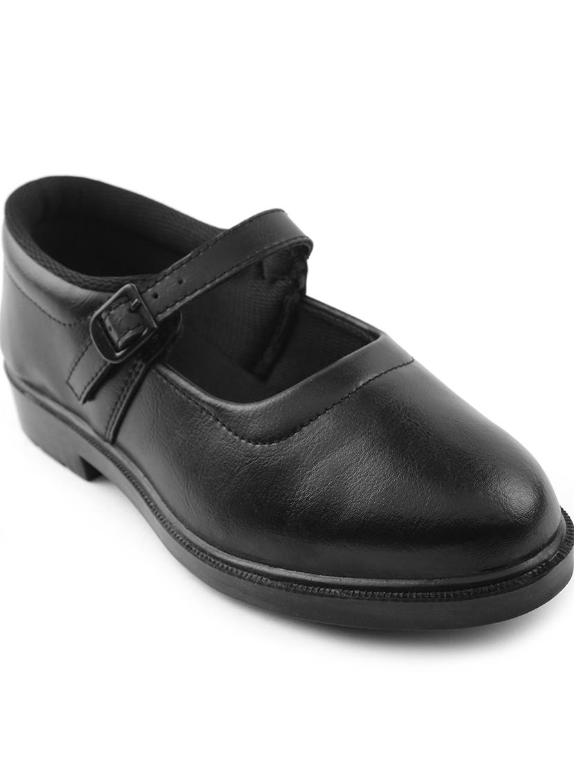 girls solid buckle uniform shoes - 22030533 -  Standard Image - 1