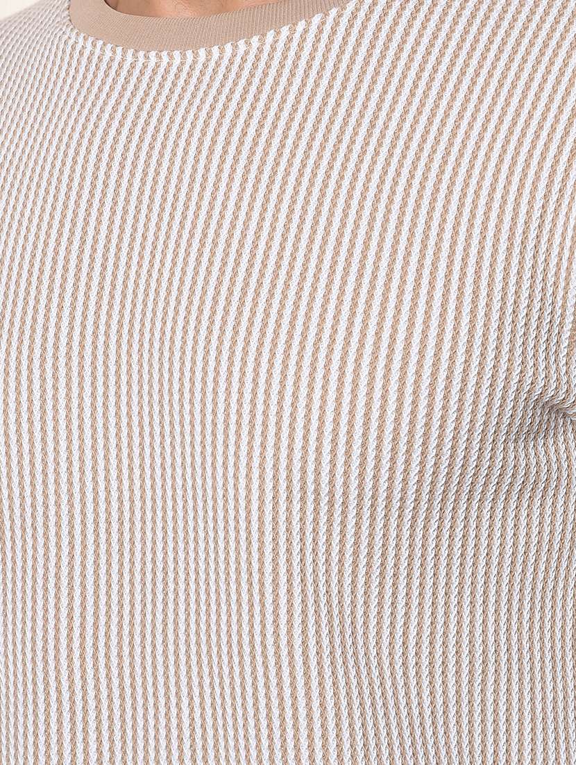 men striped long sleeve sweatshirt - 22030606 - Standard Image - 6