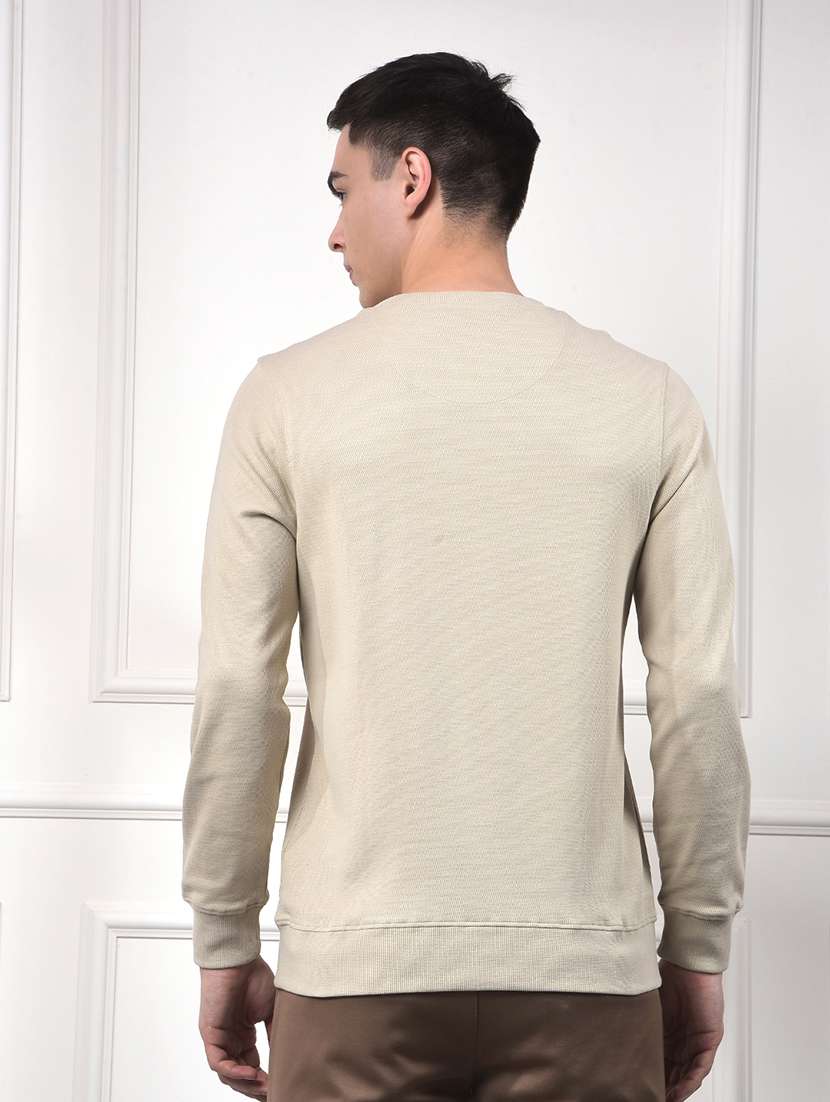 men solid long sleeve regular fit sweatshirt - 22030620 -  Standard Image - 4