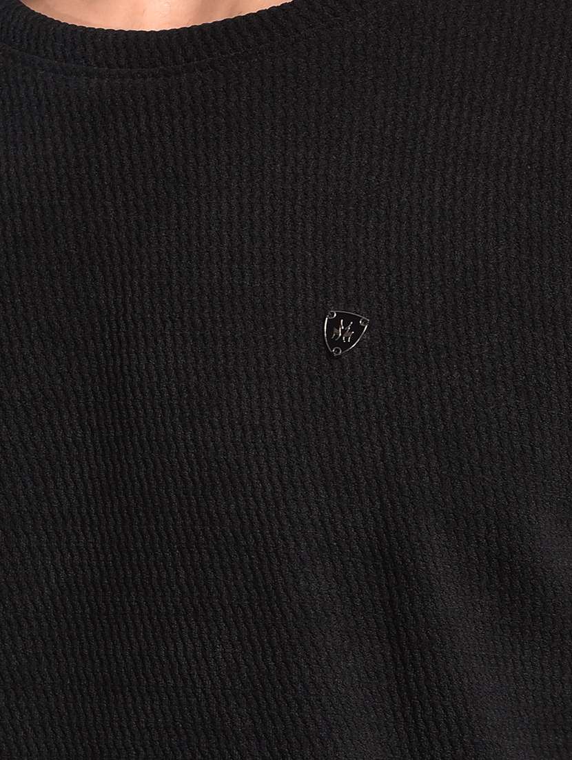 men solid long sleeve regular fit sweatshirt - 22030624 - Standard Image - 6