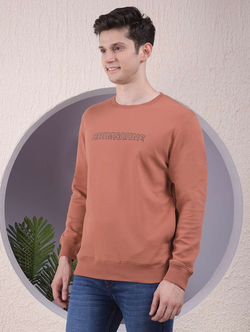 men printed long sleeve regular fit sweatshirt - 22030635 -  Standard Image - 1