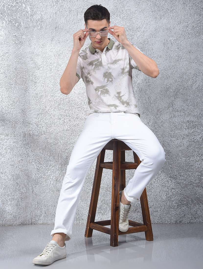 men printed short sleeve regular fit polo t-shirt - 22030762 -  Standard Image - 4