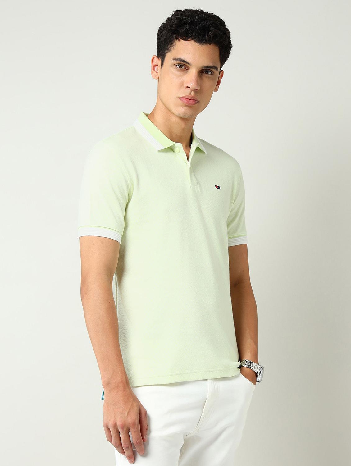 men chevron short sleeve slim fit polo t-shirt - 22030897 - Standard Image - 1