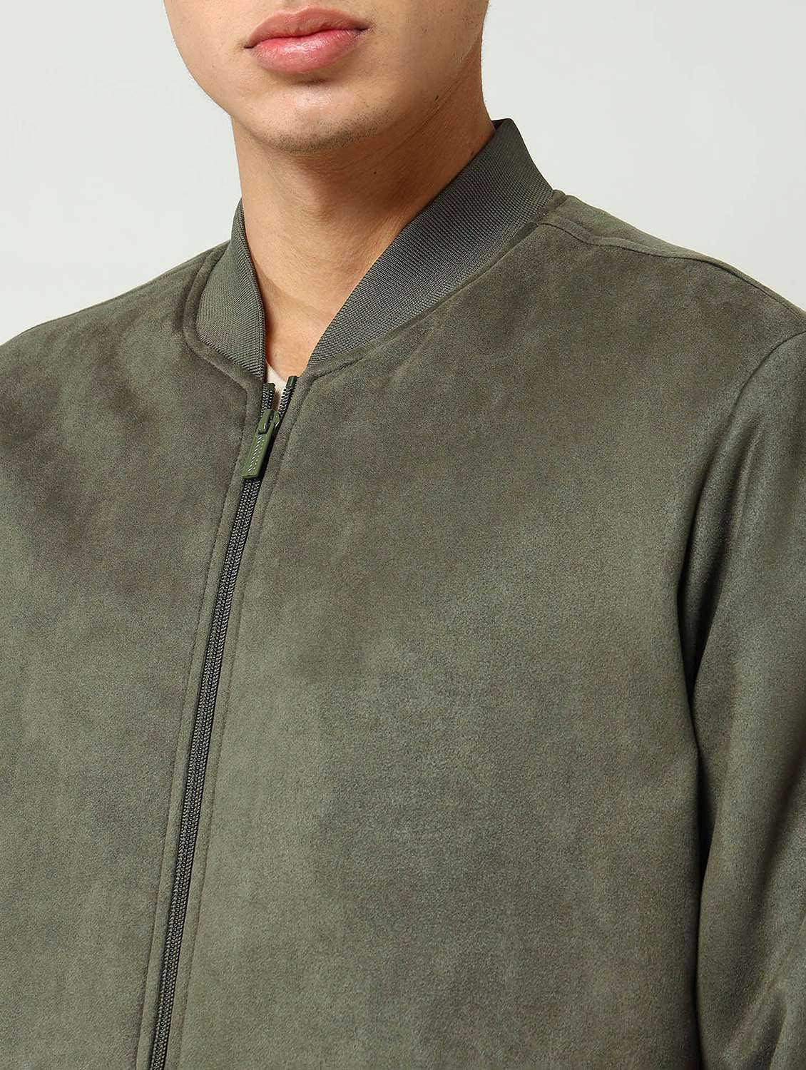 men solid long sleeve casual jacket - 22030918 -  Standard Image - 4