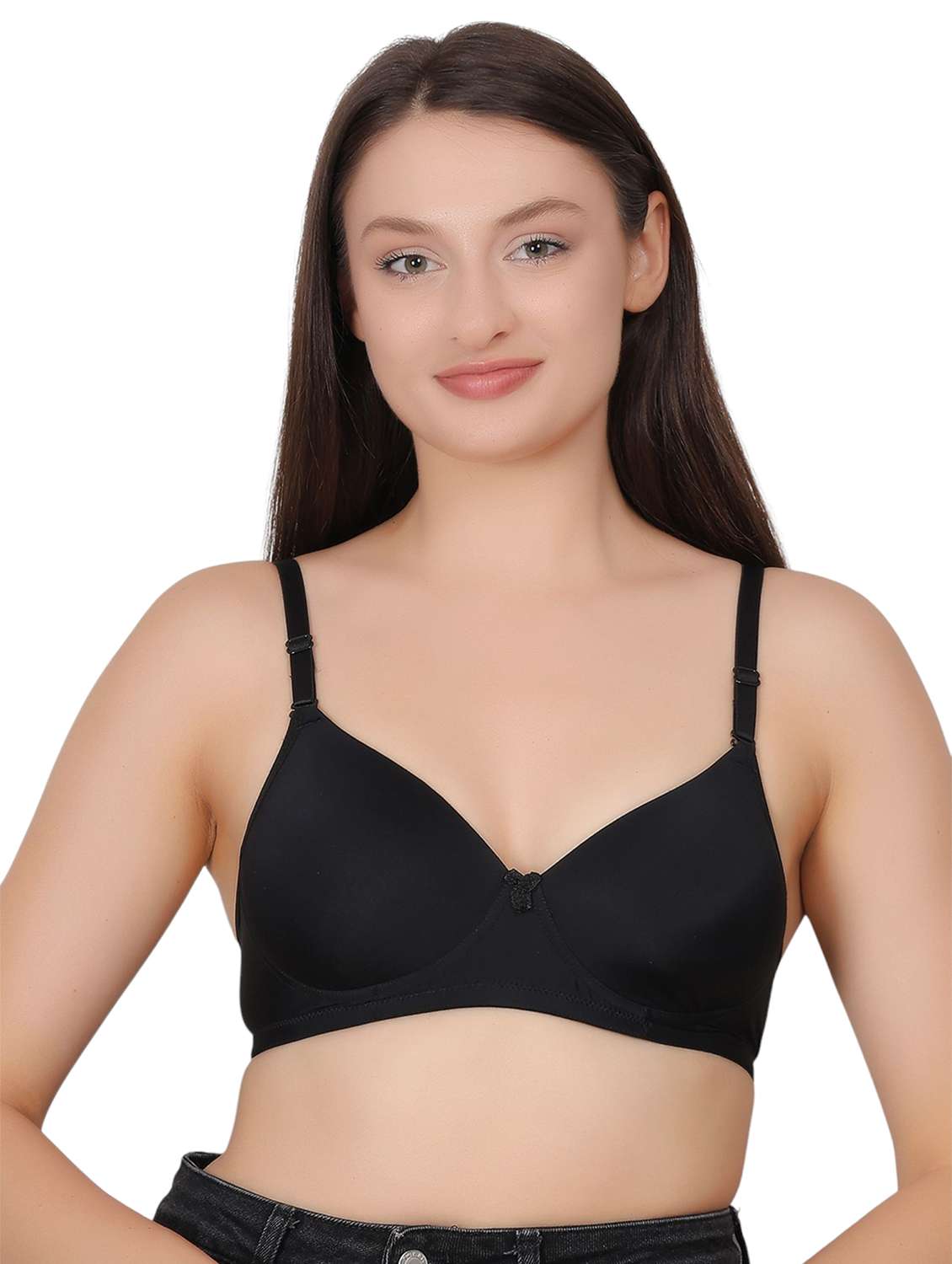 women pack of 3 solid lightly padded t-shirt bra - 22030928 -  Standard Image - 1