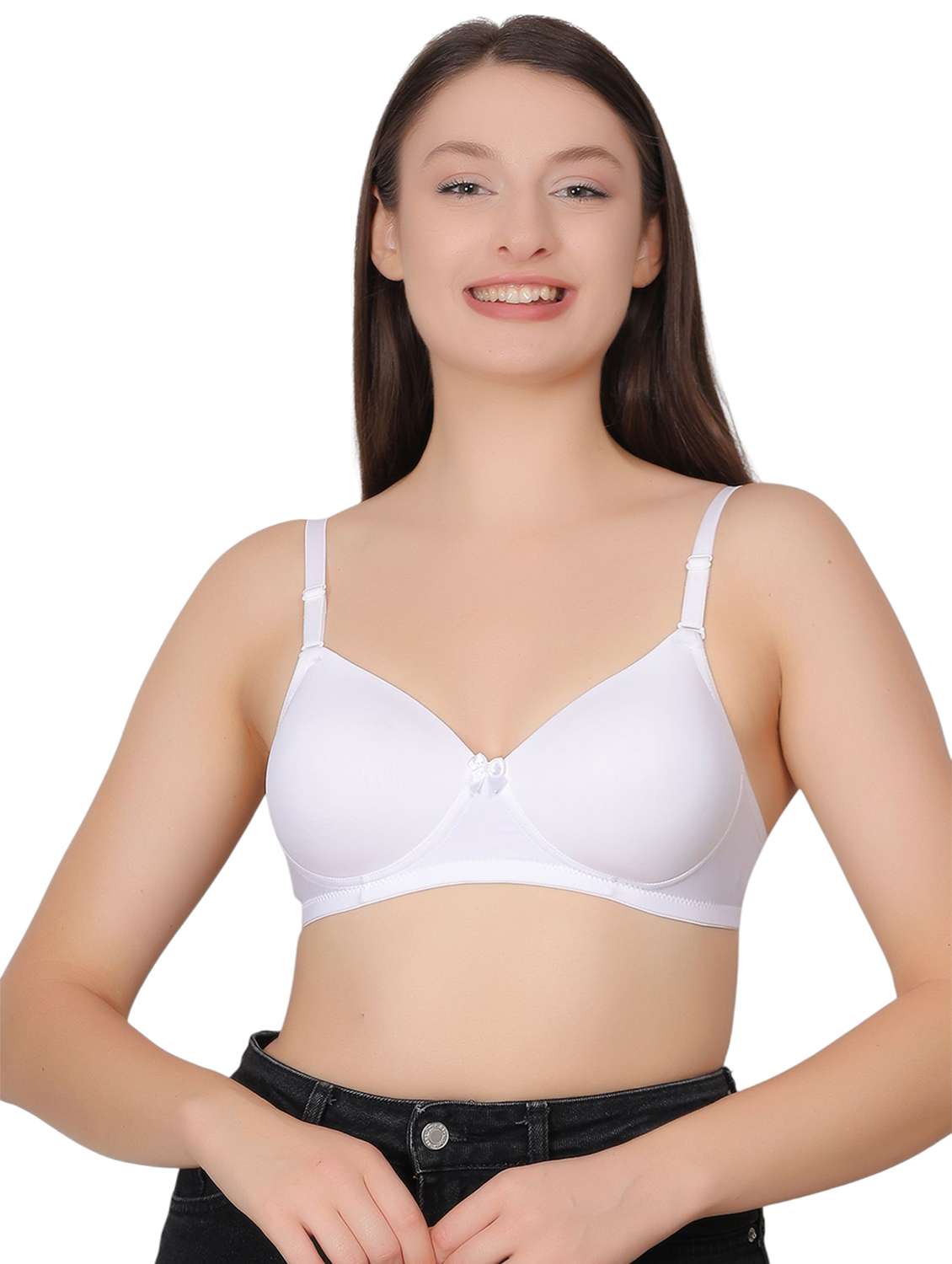 women pack of 2 solid lightly padded t-shirt bra - 22030929 - Standard Image - 1