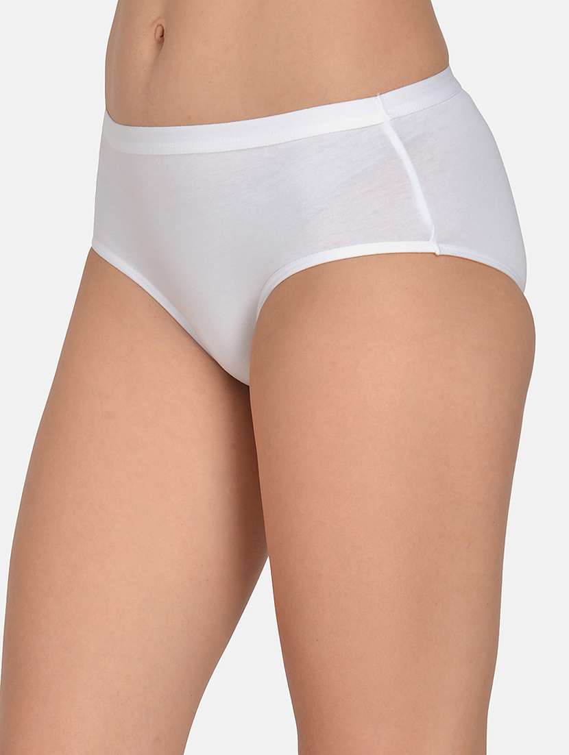 women pack of 2 solid mid rise hipsters - 22030940 - Standard Image - 4