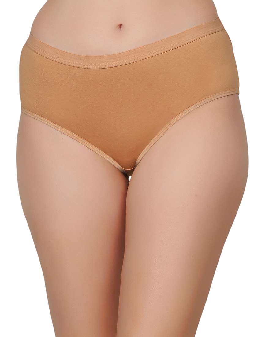 women pack of 2 solid mid rise hipsters - 22030941 - Standard Image - 1