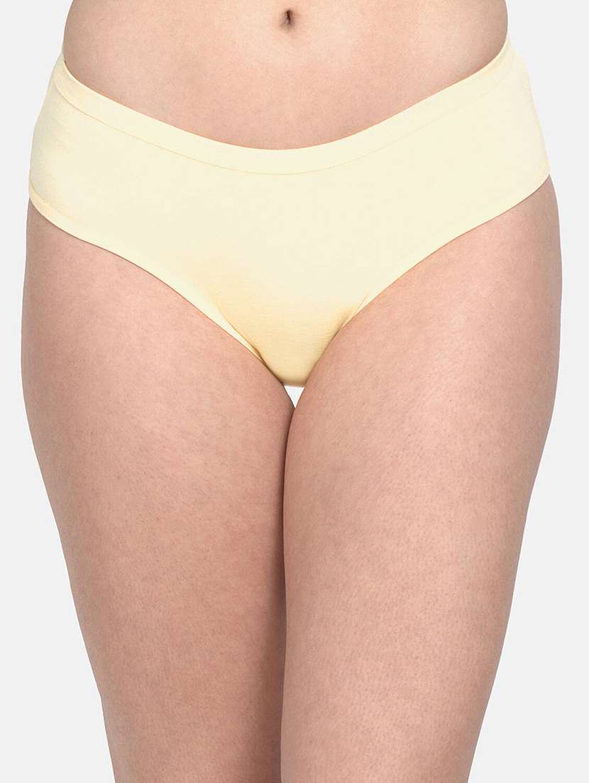 women pack of 3 solid mid rise hipsters - 22030942 - Standard Image - 1