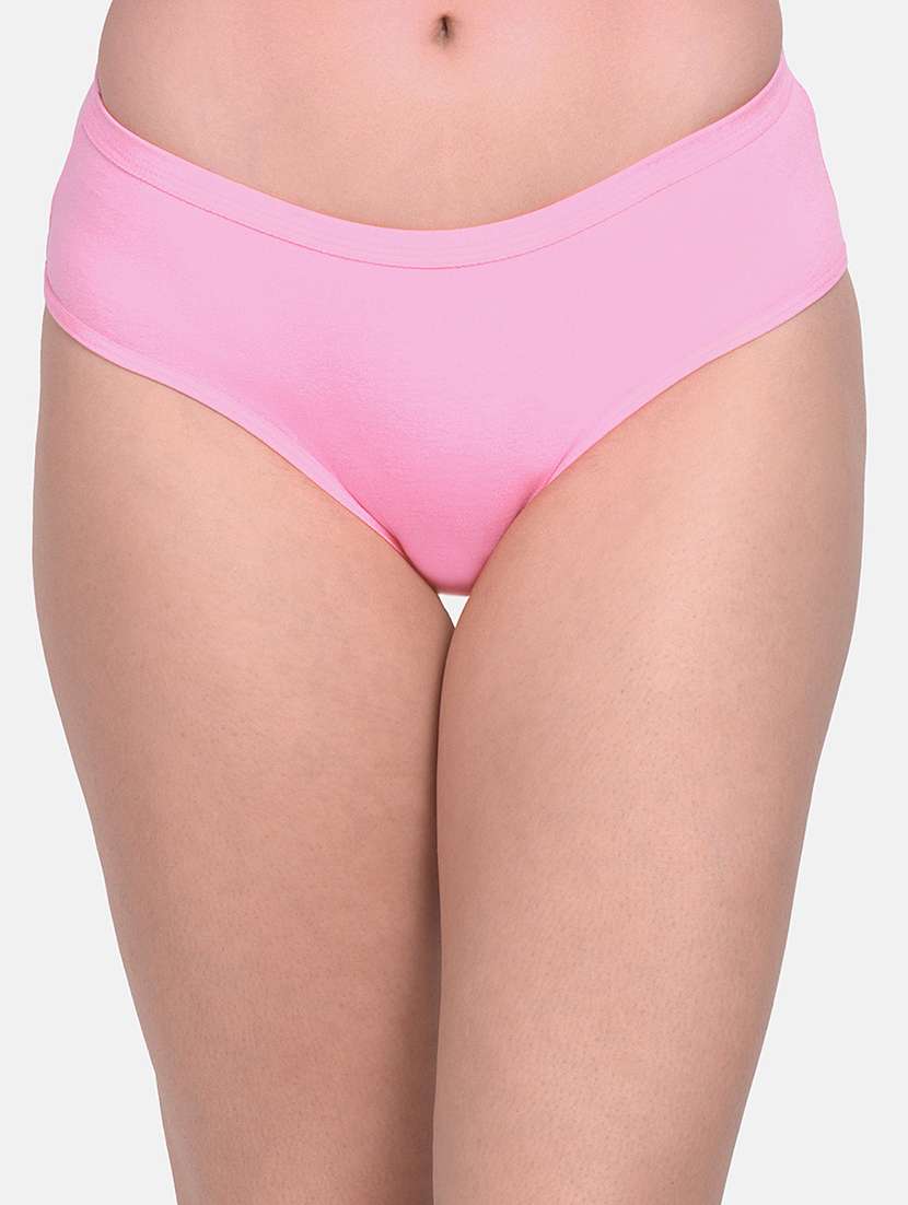 women pack of 3 solid mid rise hipsters - 22030943 - Standard Image - 4
