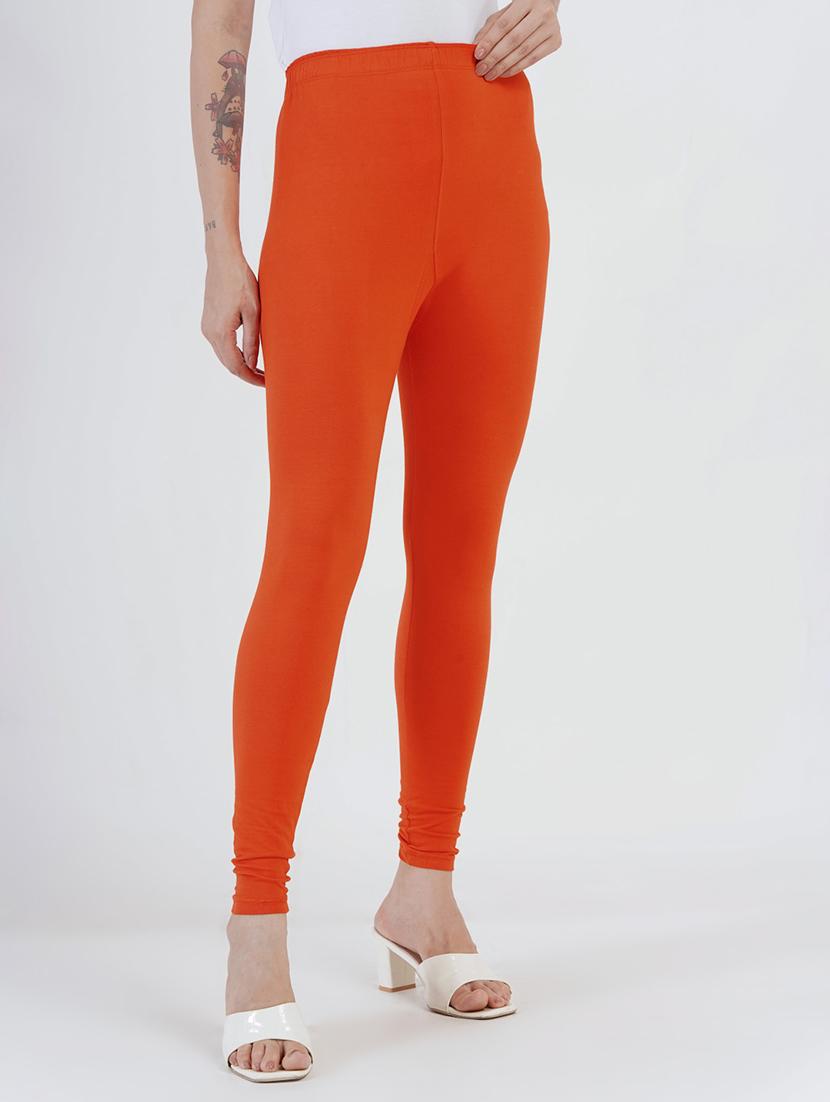 women solid mid rise ankle length legging - 22030985 - Standard Image - 1