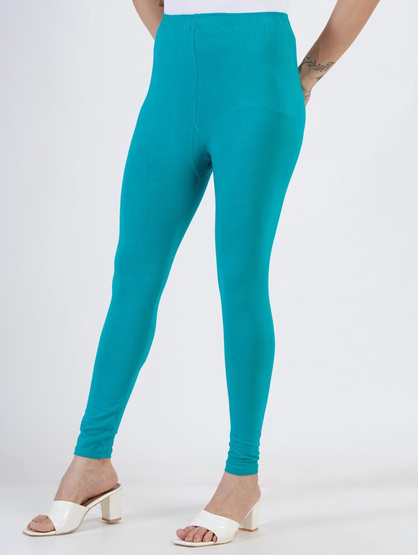 women solid mid rise ankle length legging - 22030986 - Standard Image - 1
