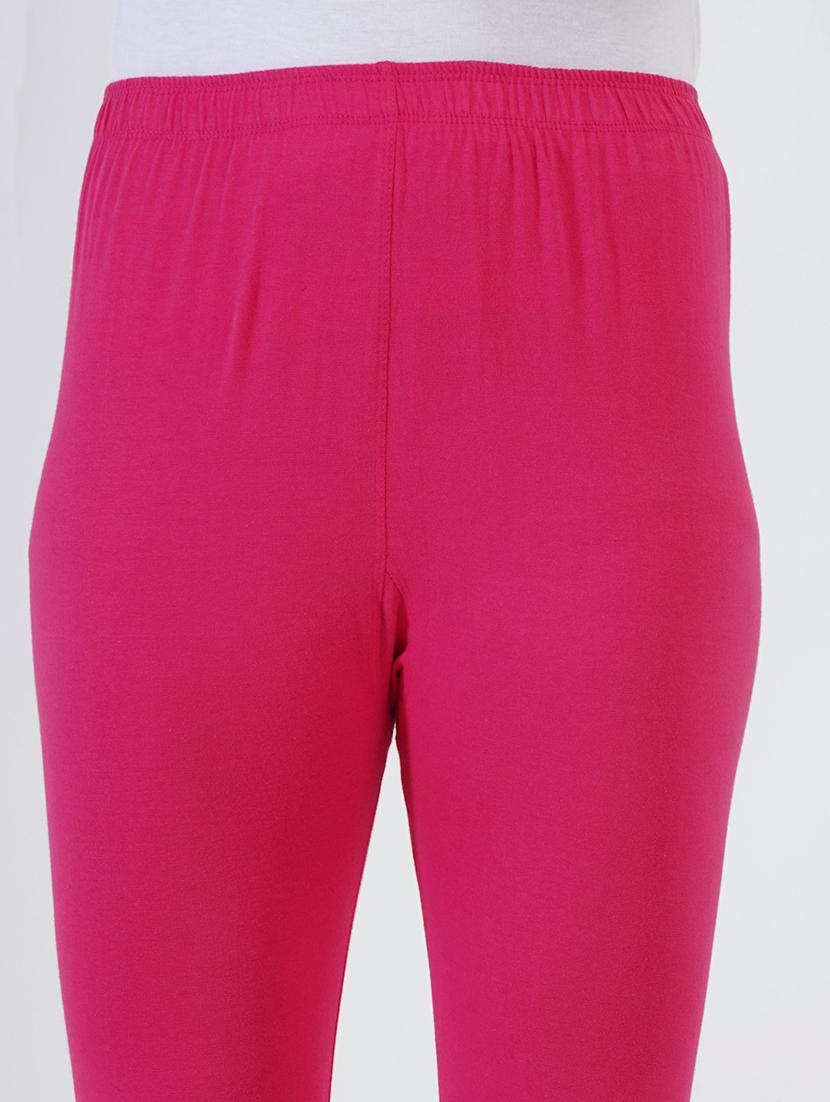women solid mid rise ankle length legging - 22030987 - Standard Image - 4