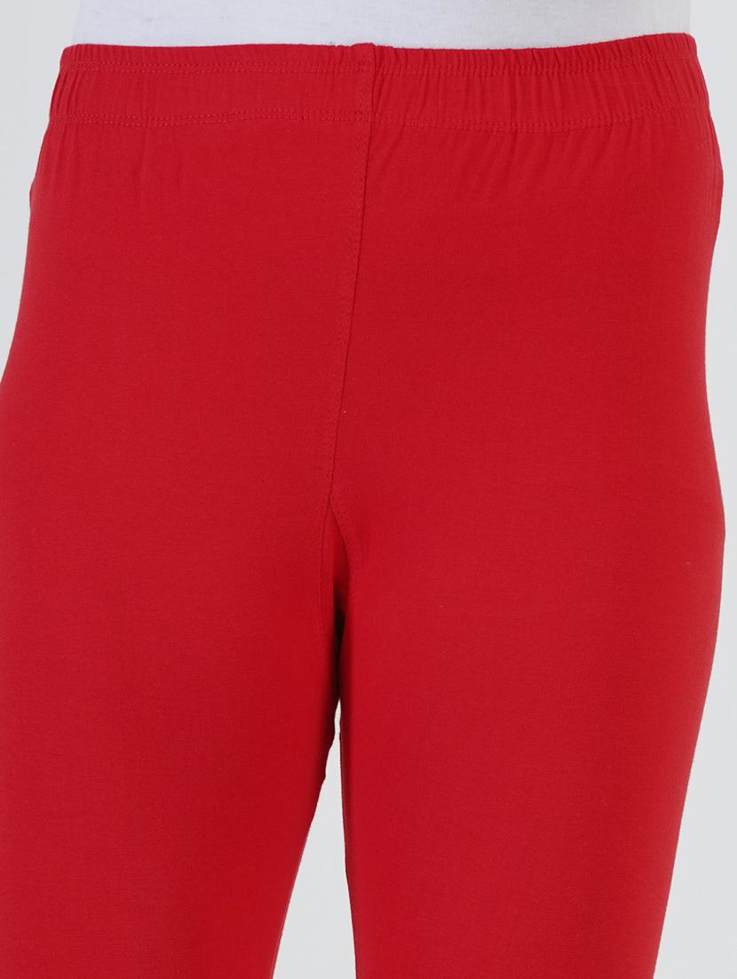 women solid mid rise ankle length legging - 22030988 - Standard Image - 4