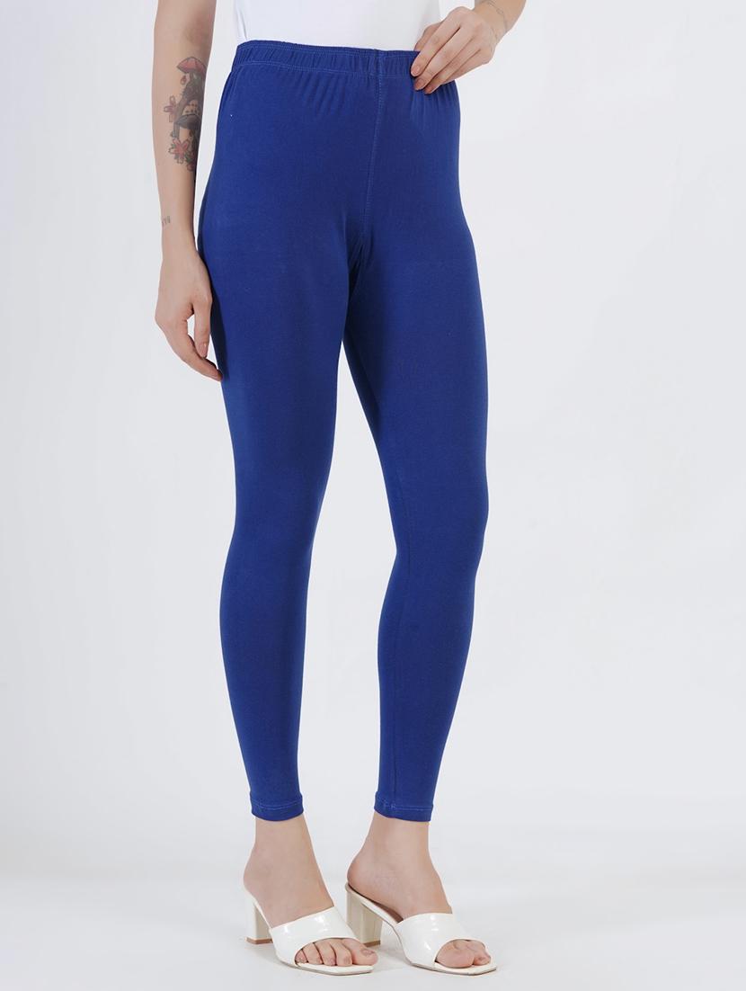 women solid mid rise ankle length legging - 22030989 - Standard Image - 1