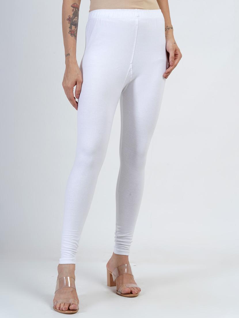 women solid mid rise ankle length legging - 22030990 -  Standard Image - 1