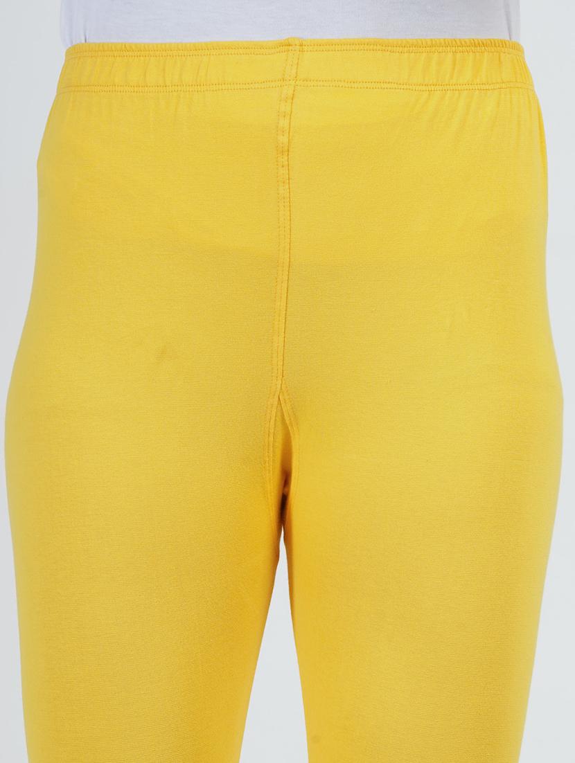 women solid mid rise ankle length legging - 22030991 - Standard Image - 4