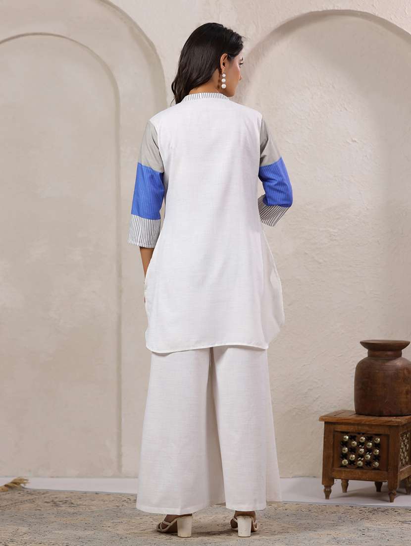 women printed shirt and palazzo co-ord set - 22031055 -  Standard Image - 4