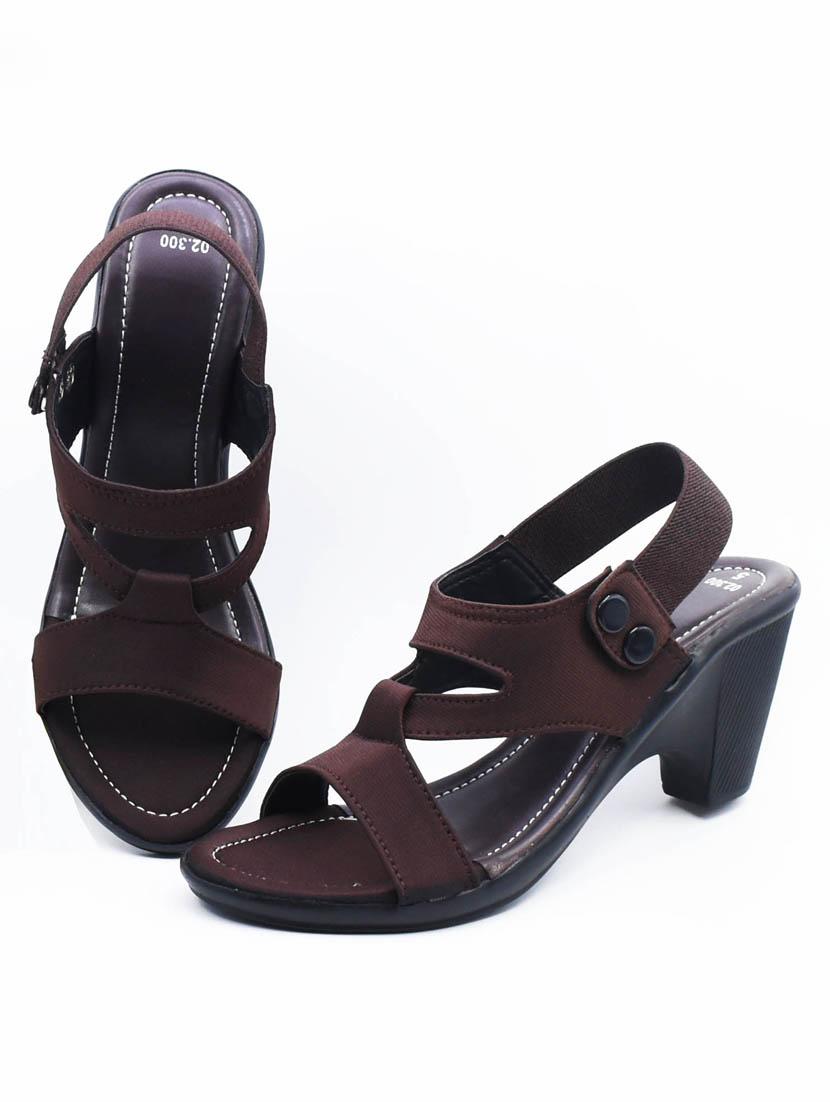 women solid back strap sandal - 22031064 -  Standard Image - 1