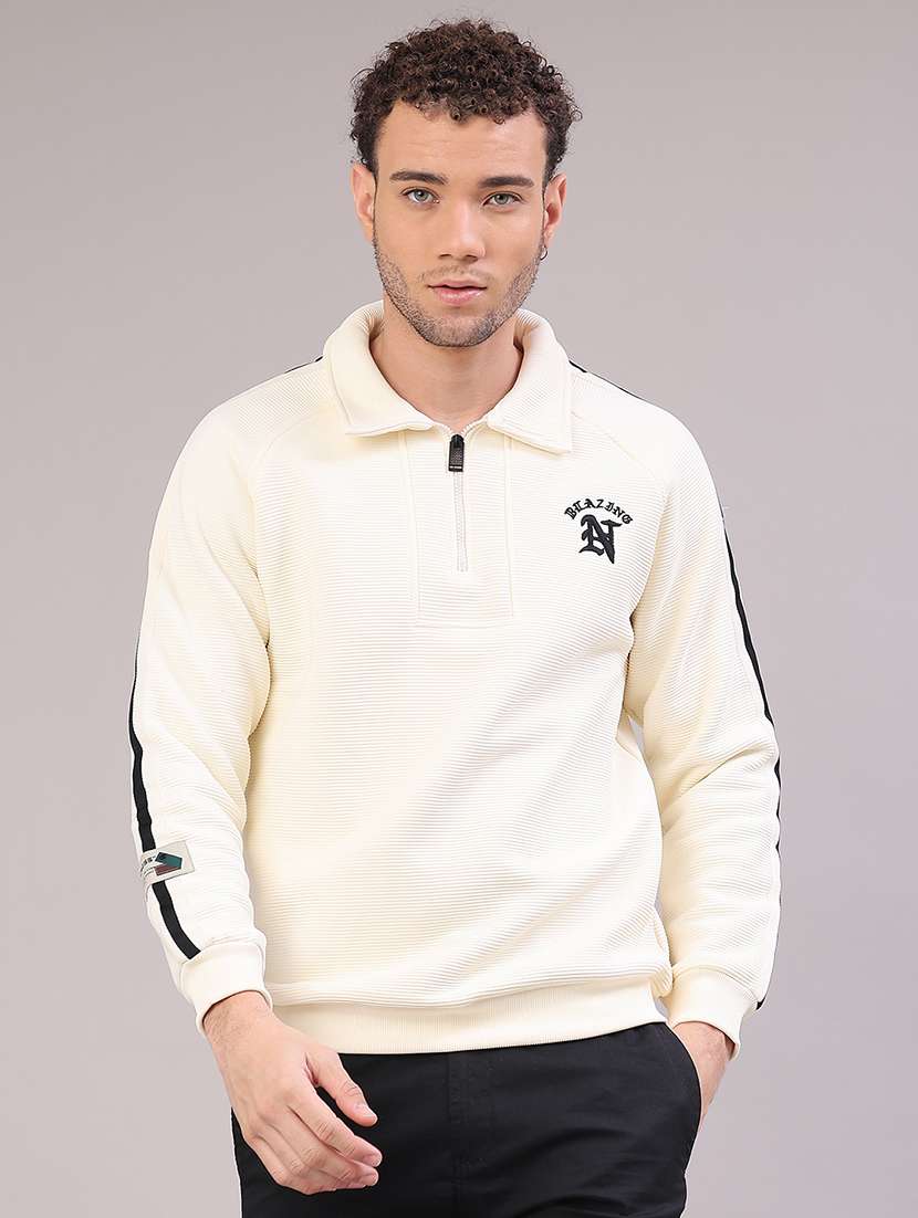 men solid long sleeve sweatshirt - 22031246 -  Standard Image - 1