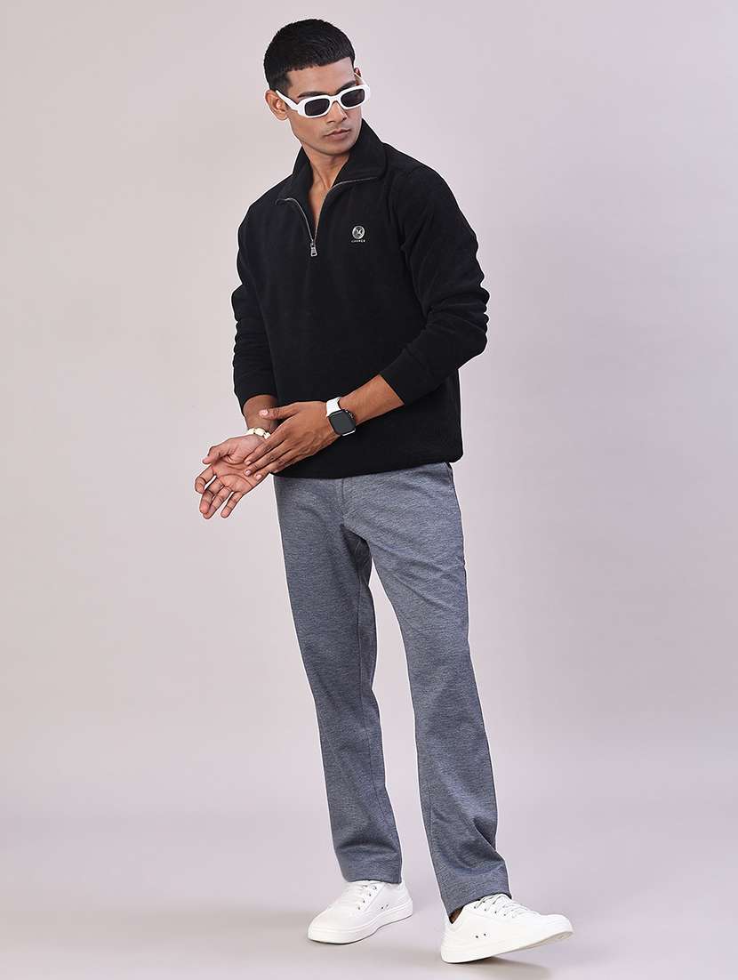 men solid long sleeve regular fit sweatshirt - 22031421 -  Standard Image - 4