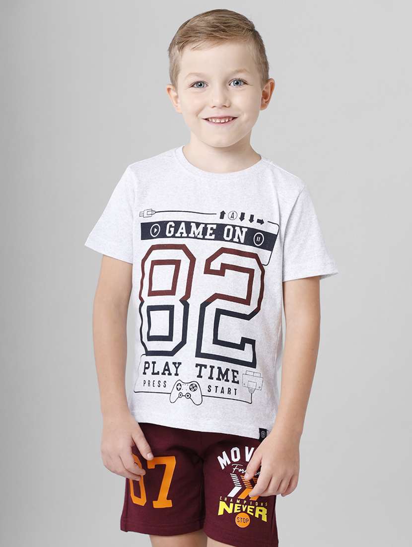 boys pack of 3 printed short sleeve t-shirt - 22031599 -  Standard Image - 1