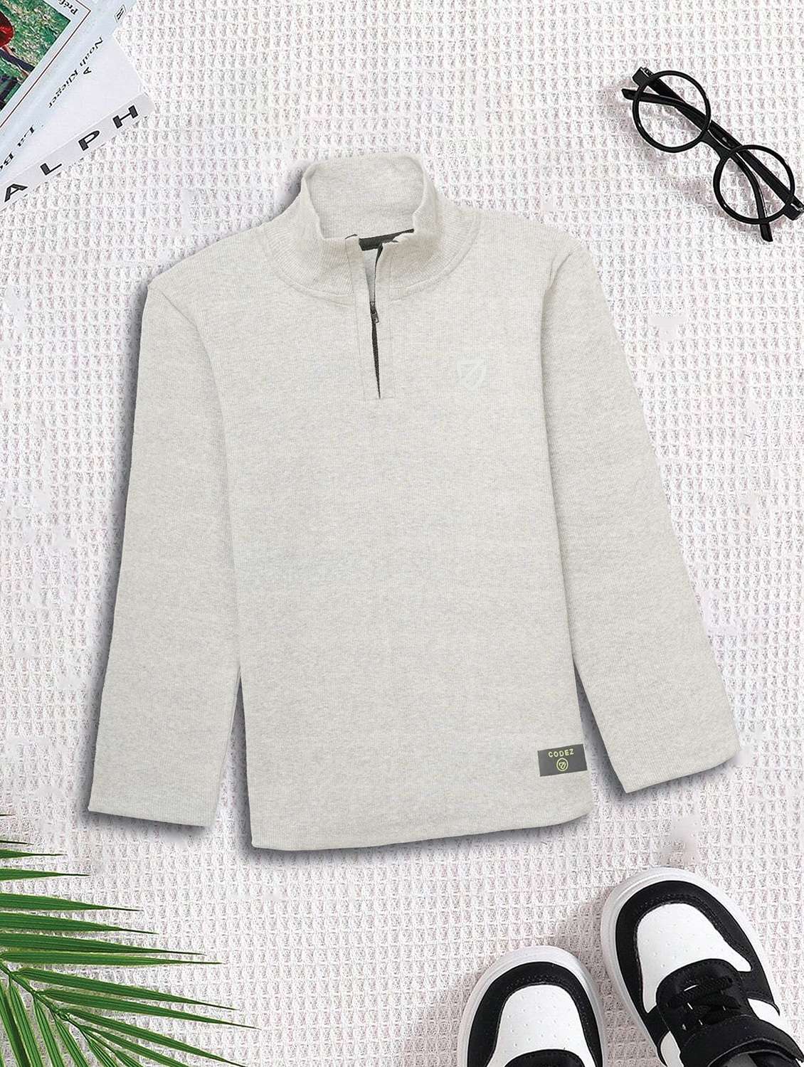 boys pack of 2 solid long sleeve sweatshirt - 22031611 -  Standard Image - 1