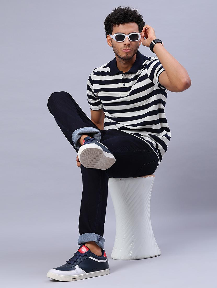 men plain mid rise full length jeans - 22031661 - Standard Image - 4
