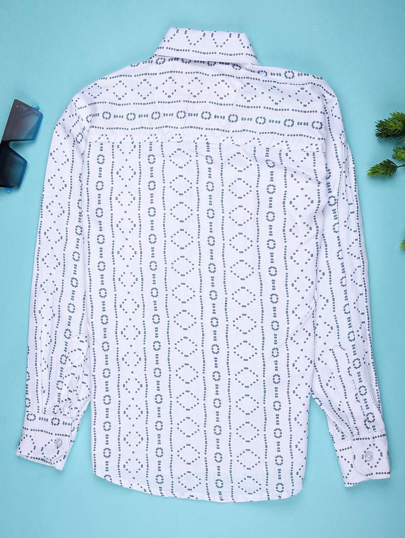 boys printed long sleeve casual shirt - 22031861 -  Standard Image - 1