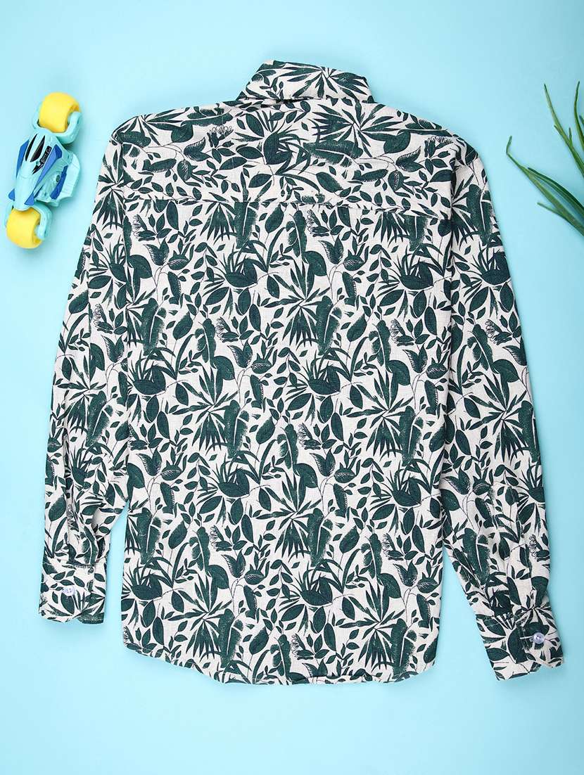 boys printed long sleeve casual shirt - 22031893 -  Standard Image - 1