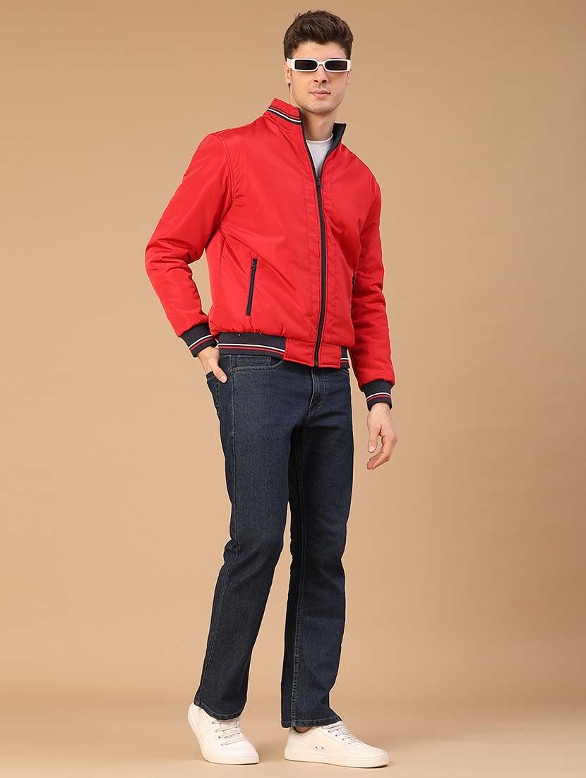 men solid long sleeve reversible bomber jacket - 22032003 -  Standard Image - 6