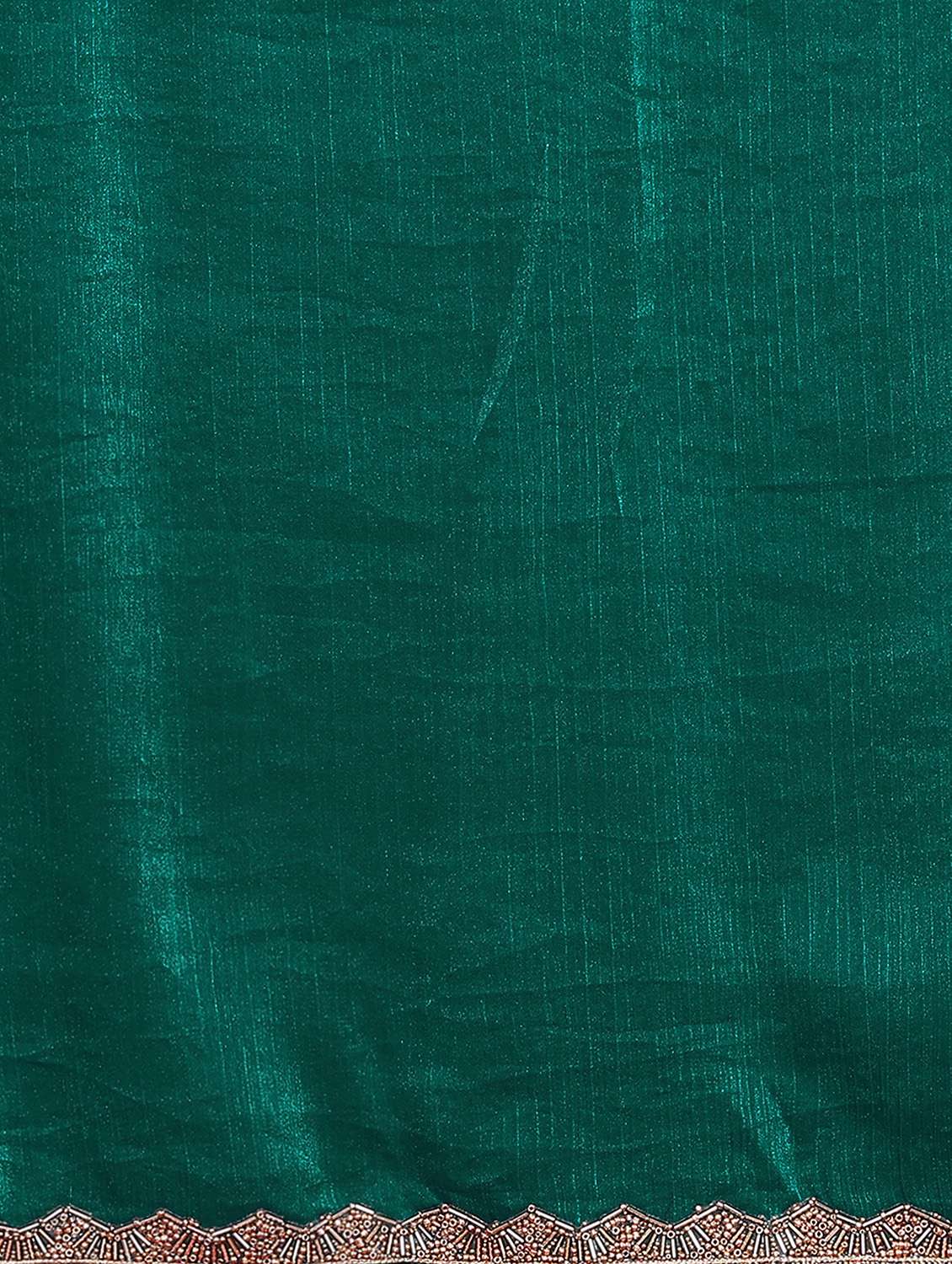 women solid with bordered embellished saree with blouse - 22032251 -  Standard Image - 6