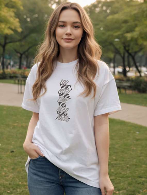 women printed short sleeve oversized t-shirt - 22033324 -  Standard Image - 1