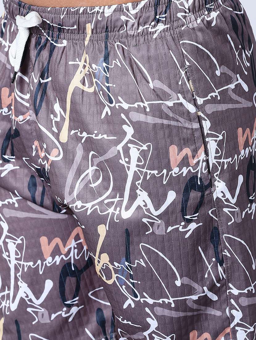 boys printed shirt and shorts co-ord set - 22033419 -  Standard Image - 4