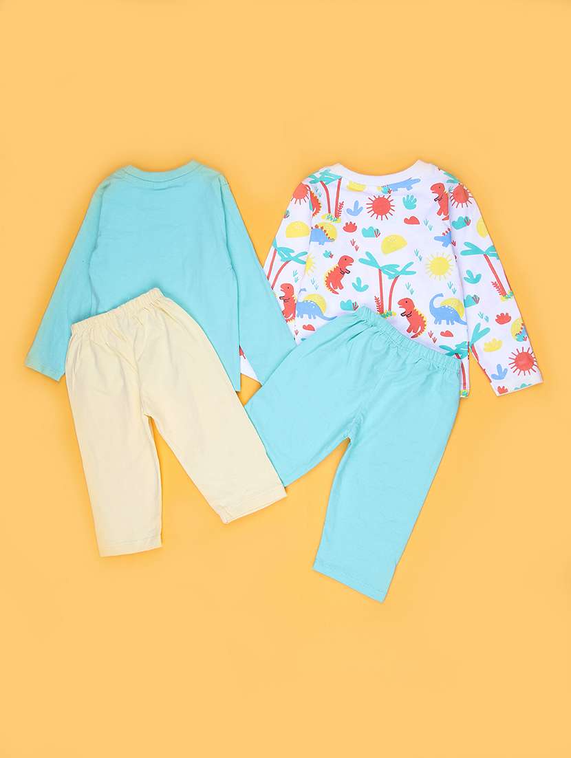 kids pack of 2 printed full length set - 22033420 - Standard Image - 1
