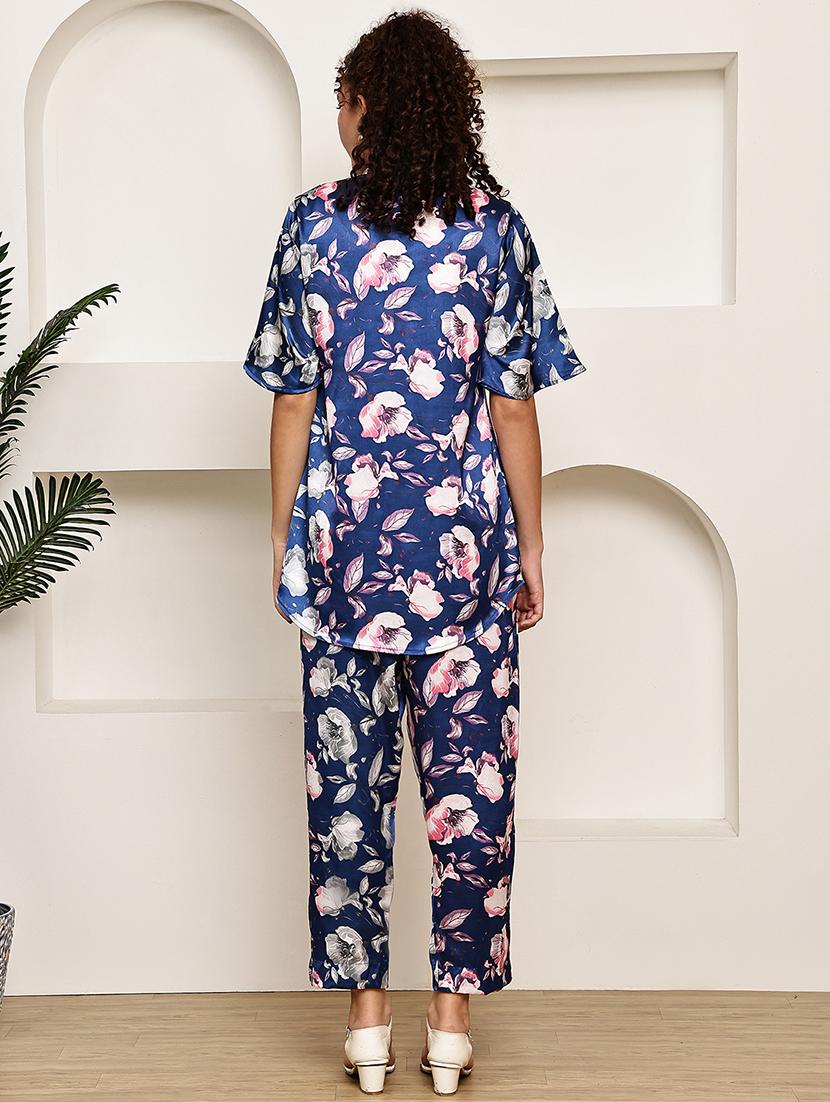 women printed shirt and trouser co-ord set - 22033426 - Standard Image - 4