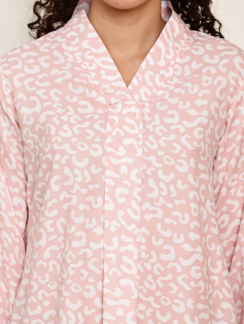 women printed shirt and trouser co-ord set - 22033428 - Standard Image - 6