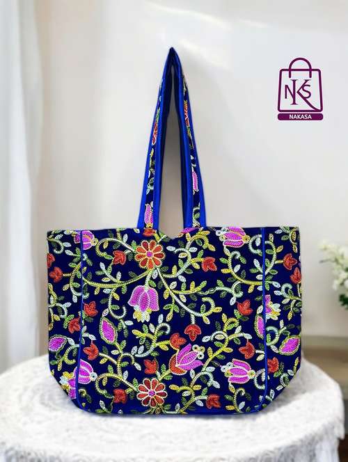 women floral embroidered tote bag - 22033617 -  Standard Image - 0