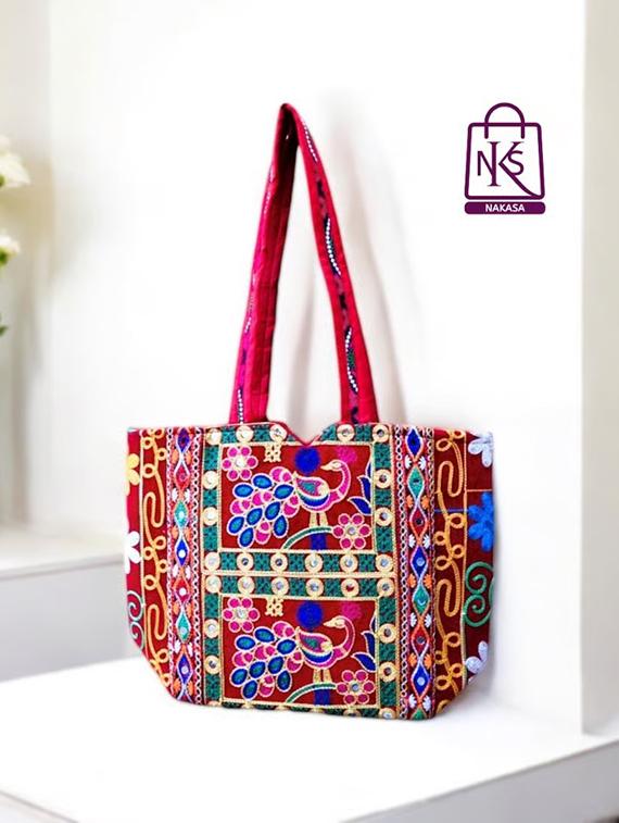 women embroidered tote bag - 22033636 -  Standard Image - 1