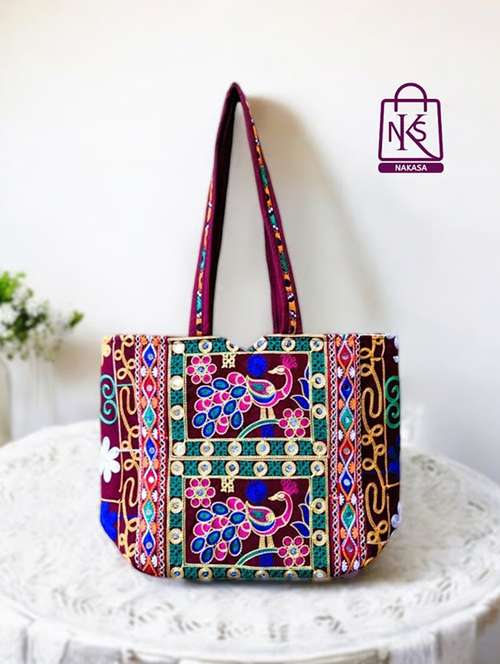 women embroidered tote bag - 22033637 -  Standard Image - 0