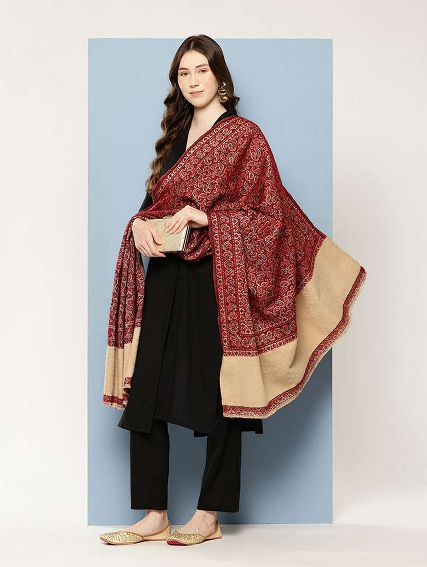 women paisley reversible shawl - 22033699 -  Standard Image - 1