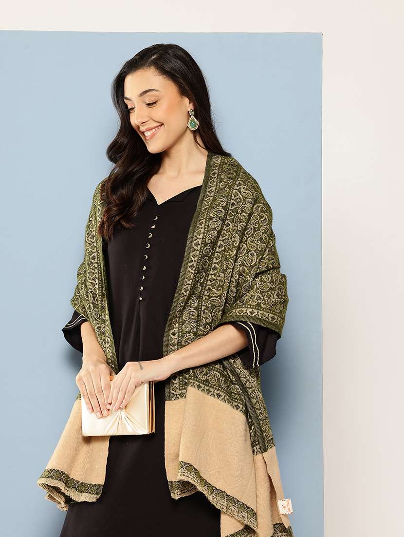 women paisley reversible shawl - 22033711 -  Standard Image - 1