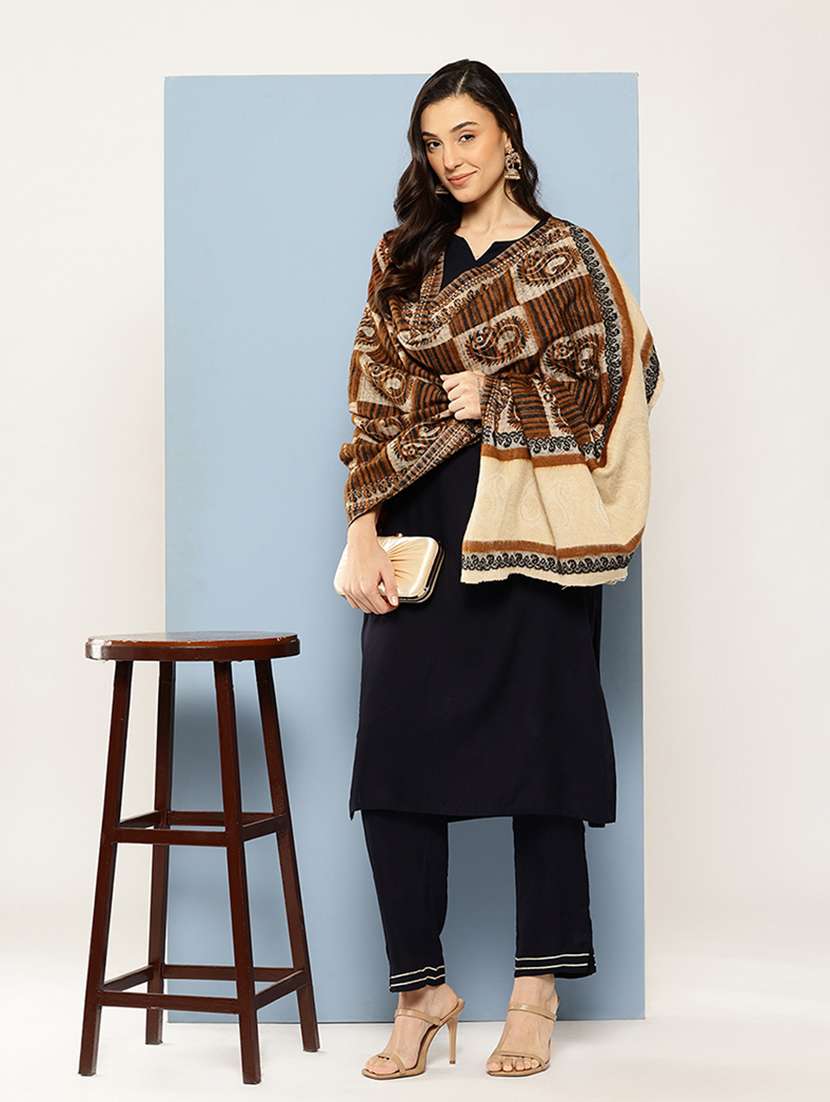 women paisley reversible shawl - 22033718 -  Standard Image - 1