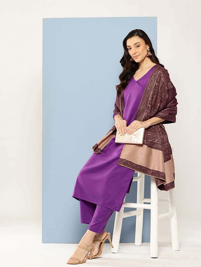 women paisley reversible shawl - 22033731 -  Standard Image - 1