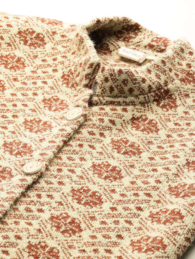 women self design long sleeve cardigan - 22033804 -  Standard Image - 4