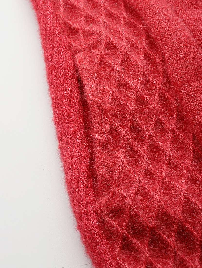 women self design long sleeve cardigan - 22033809 -  Standard Image - 4