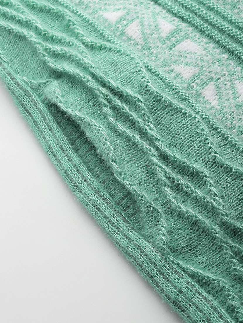 women self design long sleeve cardigan - 22033816 -  Standard Image - 4